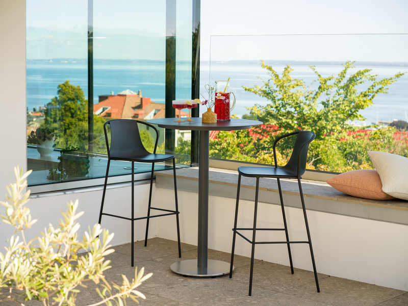 Kasia barstol Svart/svart