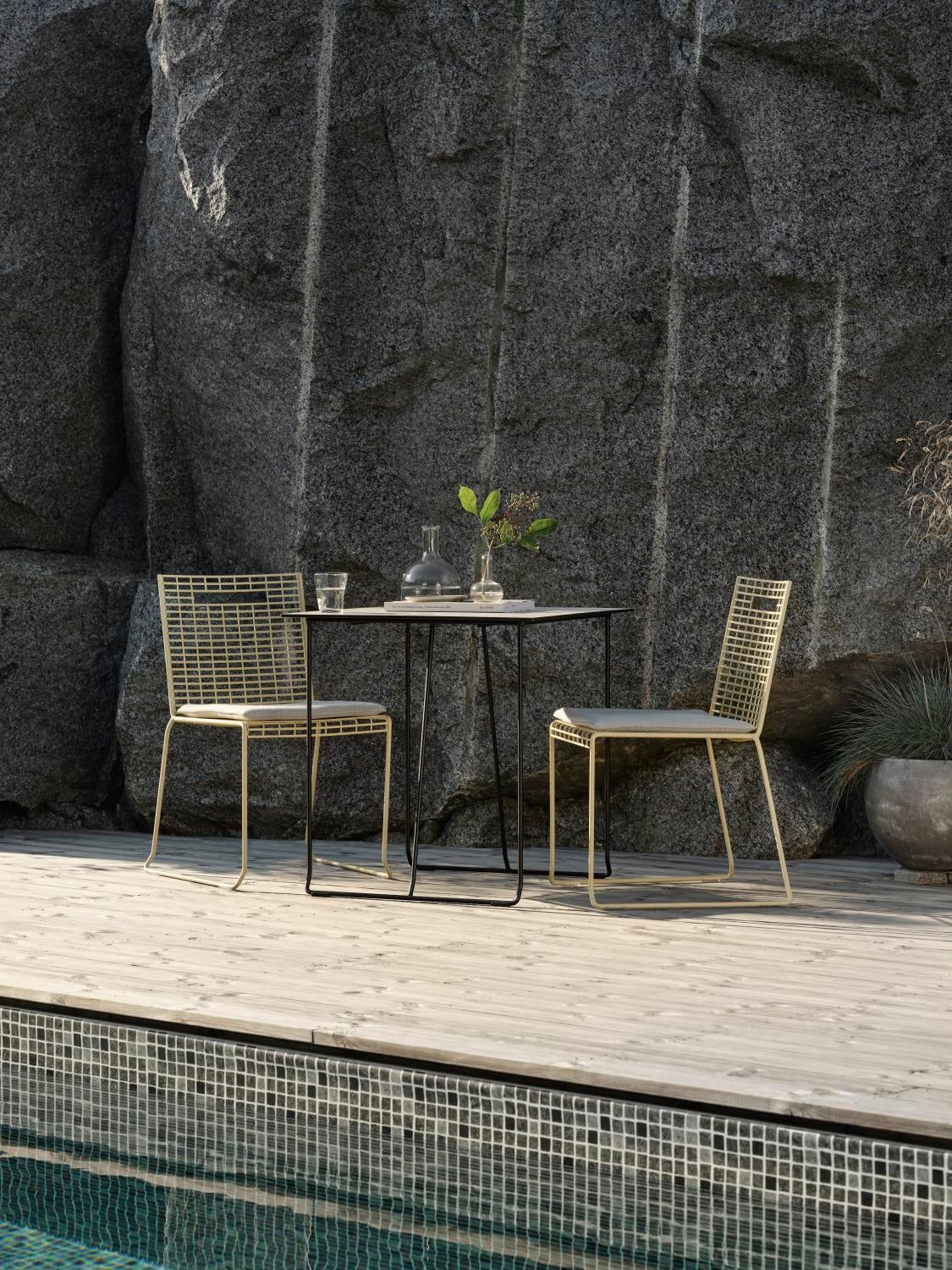 Laminate bordplate Beige/terrazzo