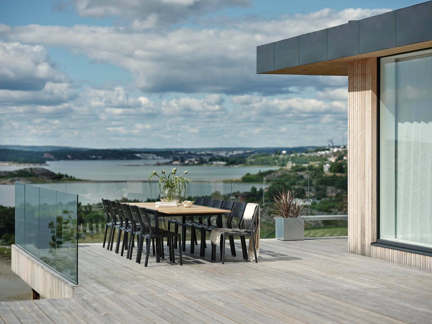 Naos spisebord Svart/teak