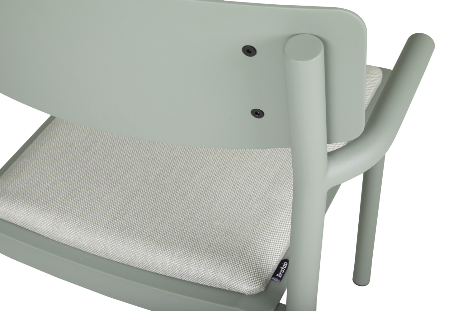 Gusty stol med armlener Dusty Green/ash