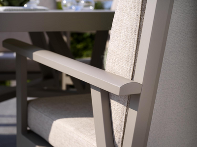 Samvaro stol med armlener Khaki/beige