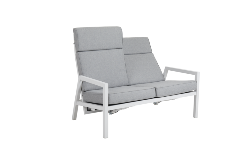 Belfort 2-seter sofa White/Pearl grey