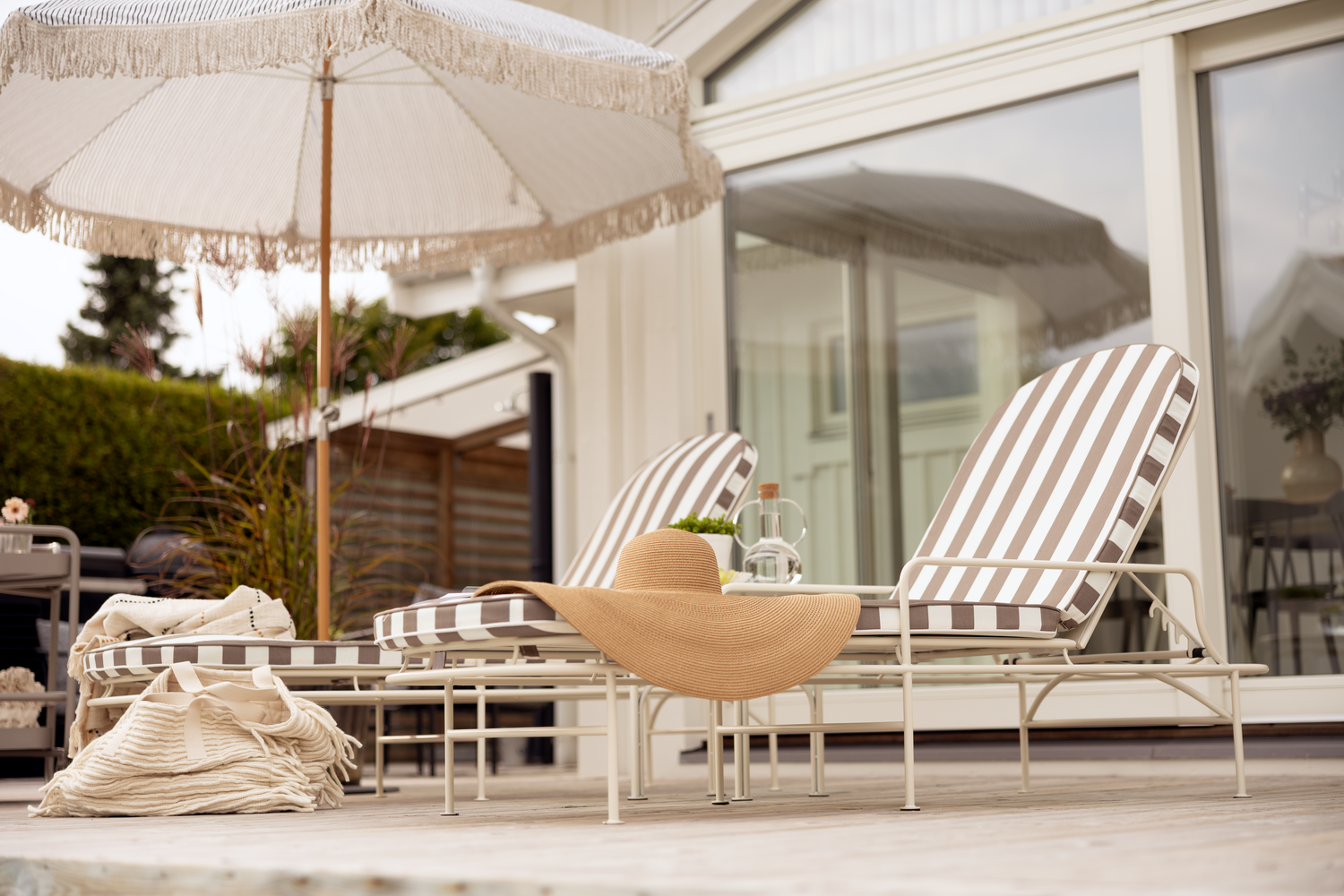 Arts solseng Soft White/Beige Stripes