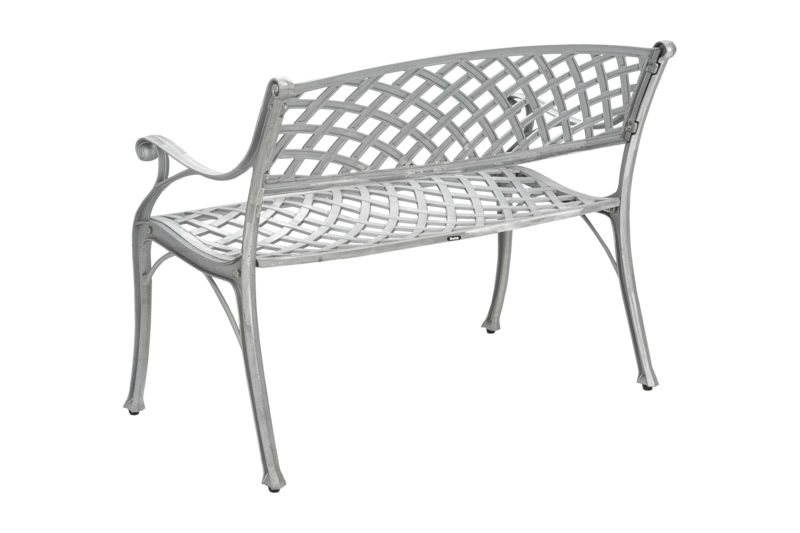 Arras 2-seter sofa Aluminium