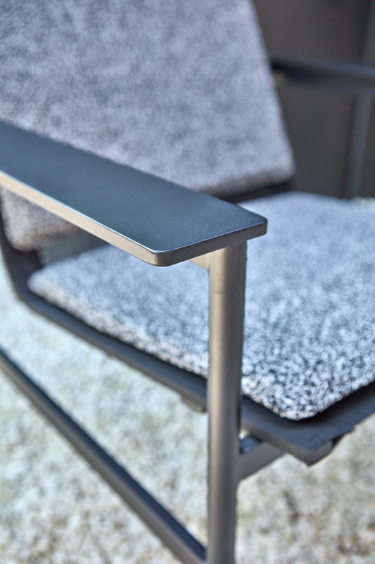 Soro loungestol Svart/Teddy Ant