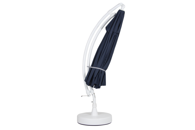 Easy Sun friarmparasoll White/blue
