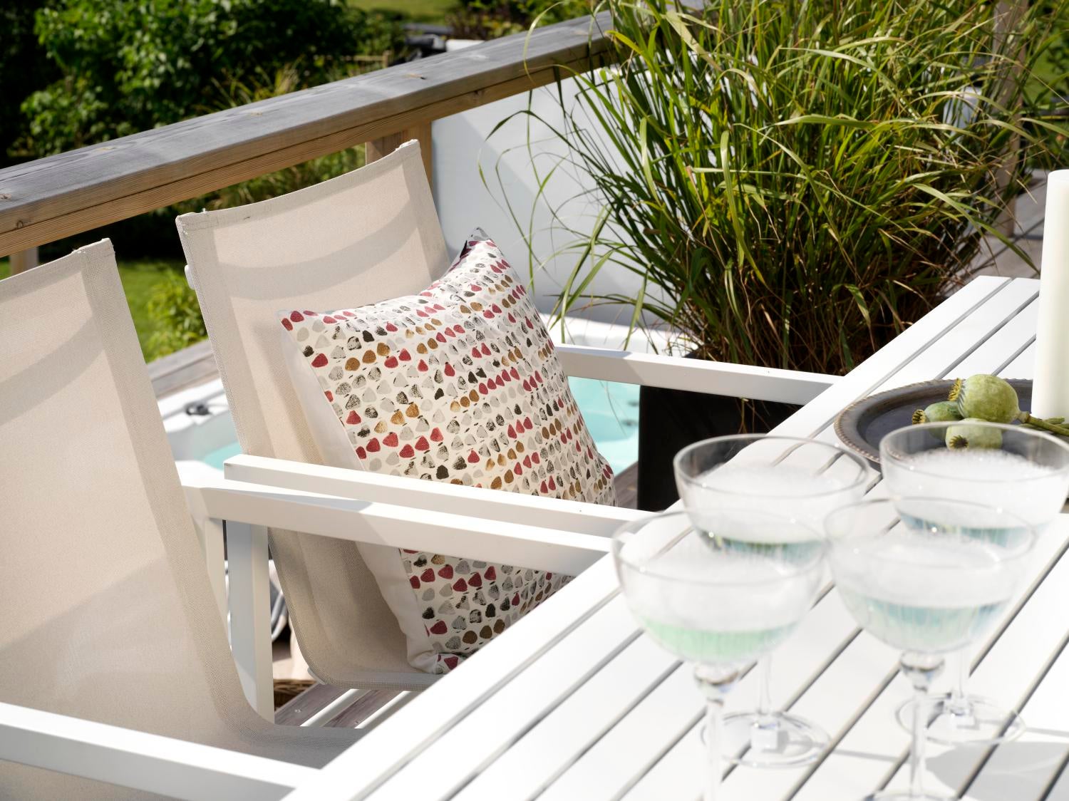 Vevi spisestol  Vit/vit