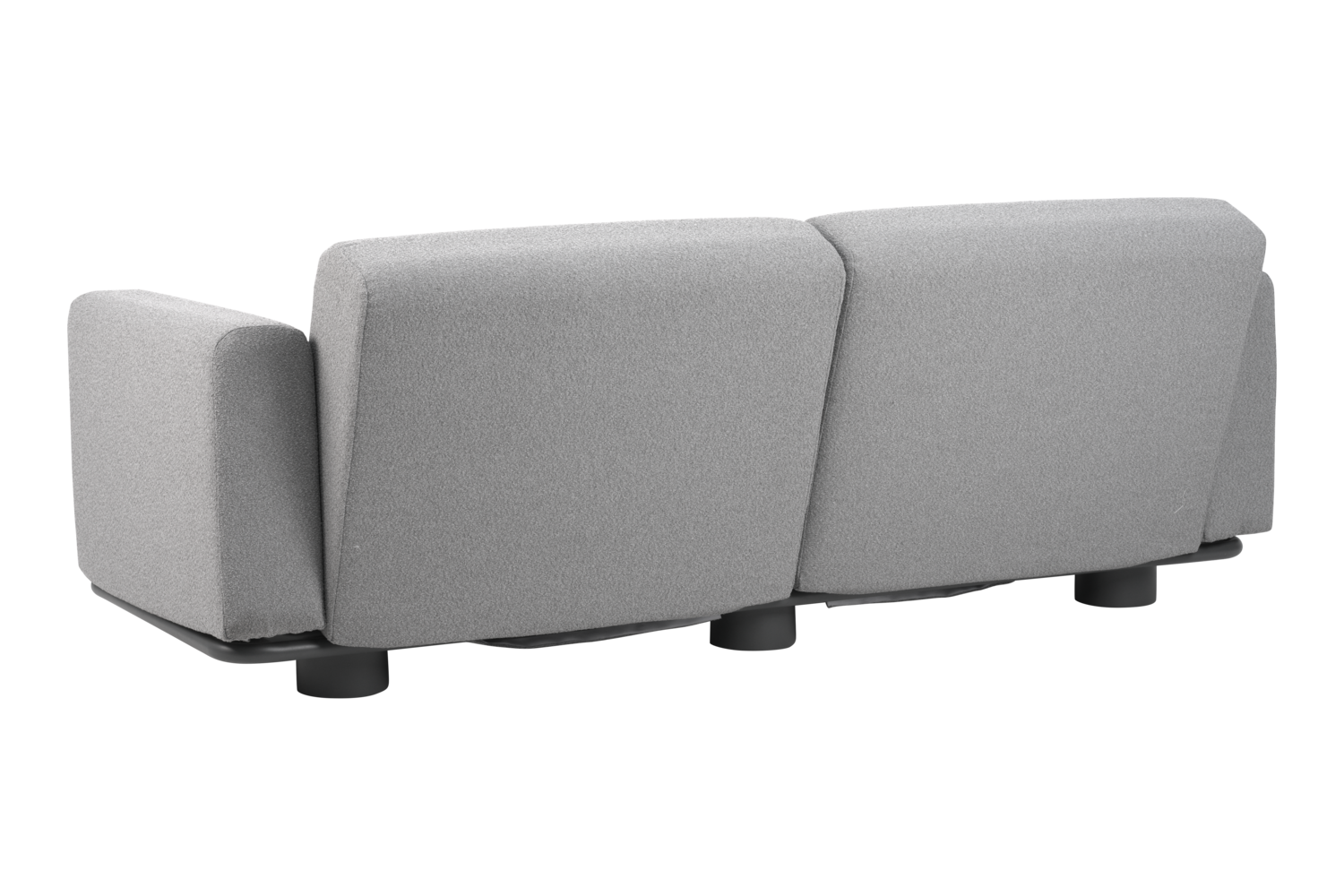 Bolster 2,5-seters sofa Antracit/Teddy Grey