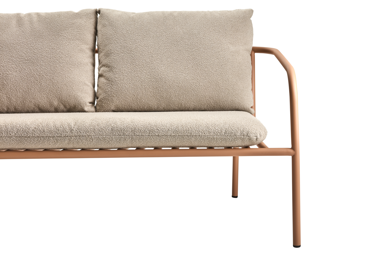 Bendt 2-seter sofa Peach/Teddy Beige