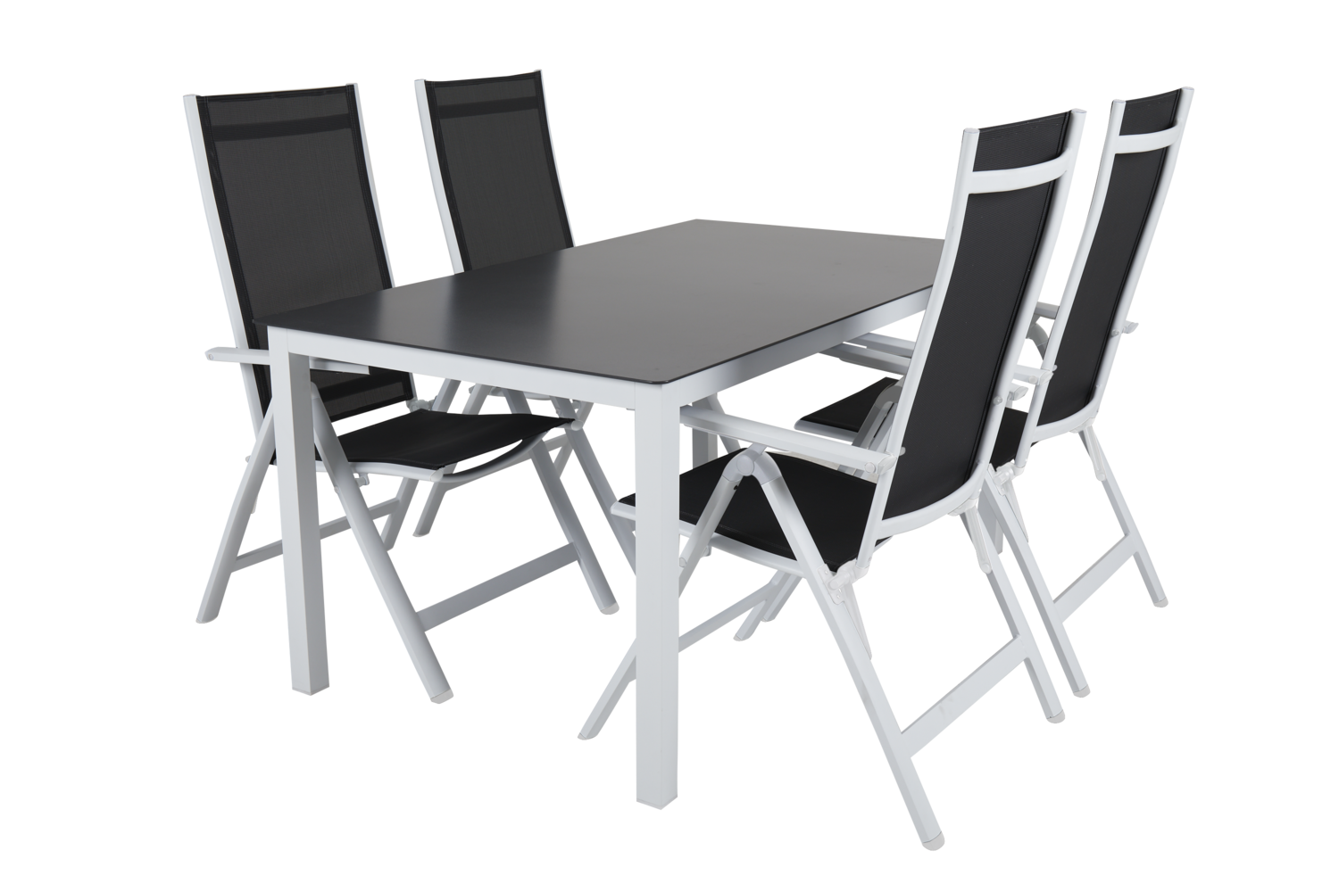 Rana posisjonsstol Vit/svart