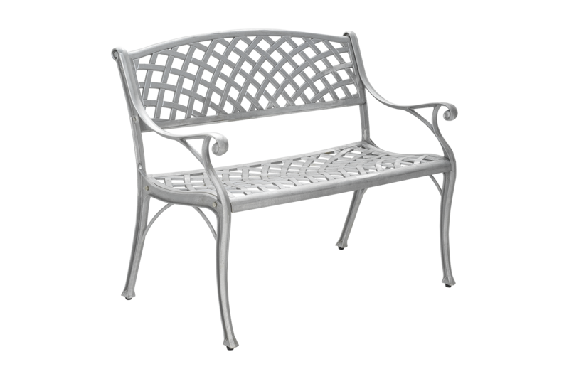 Arras 2-seter sofa Aluminium