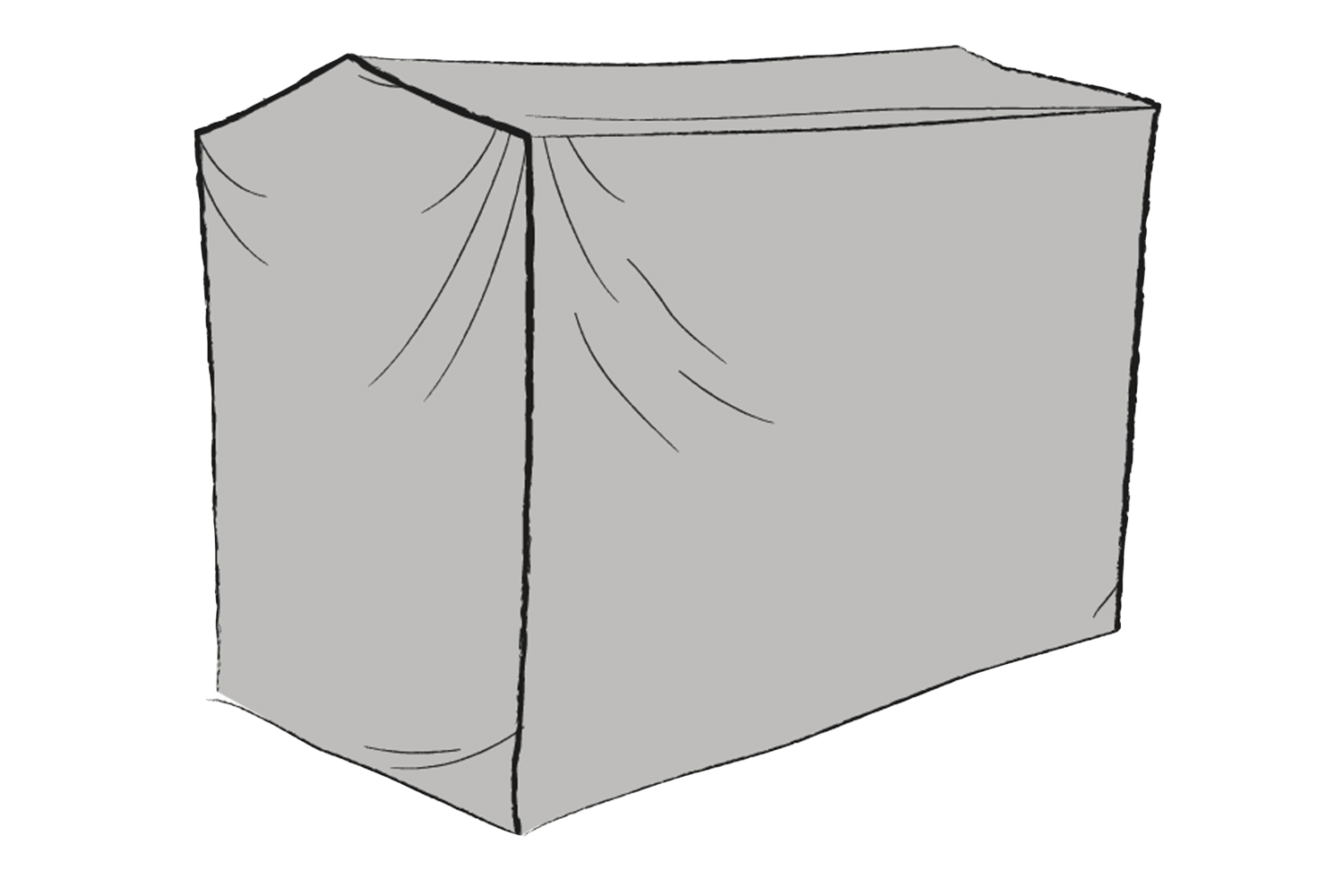 Møbeltrekk hammock Grey-Waterrepellant