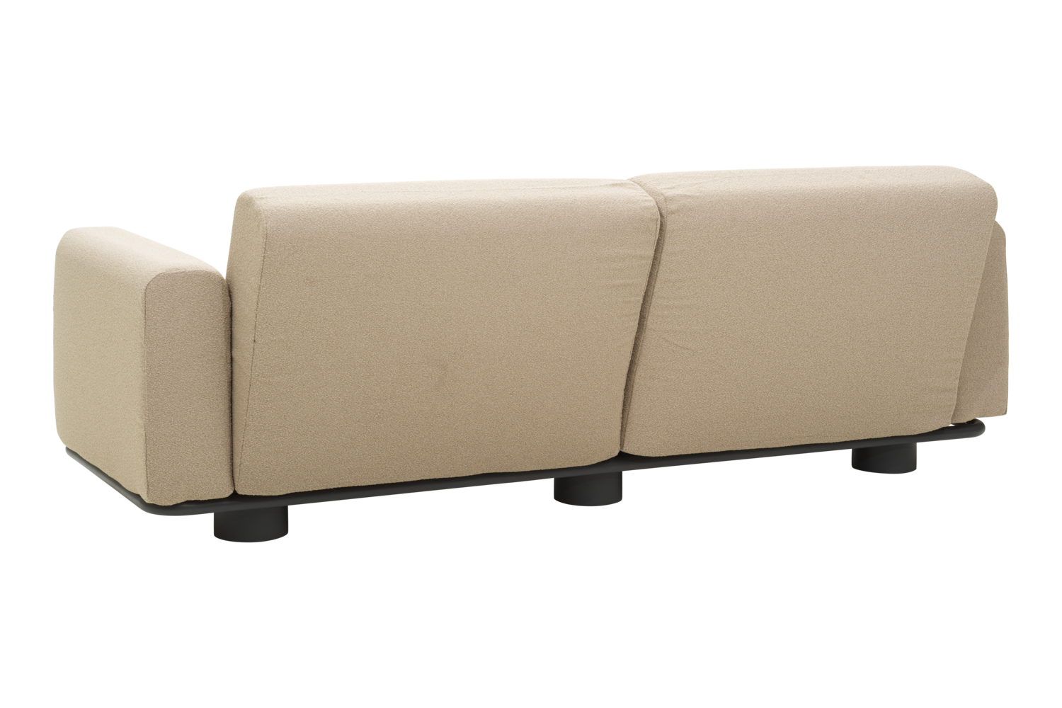 Bolster 2,5-seters sofa Antracit/Teddy Beige