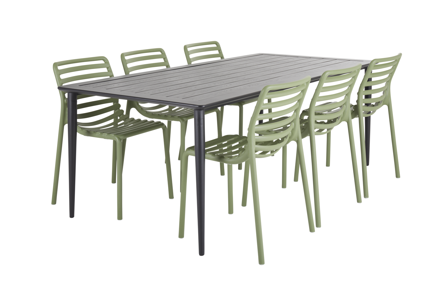 Nimes spisebord Svart