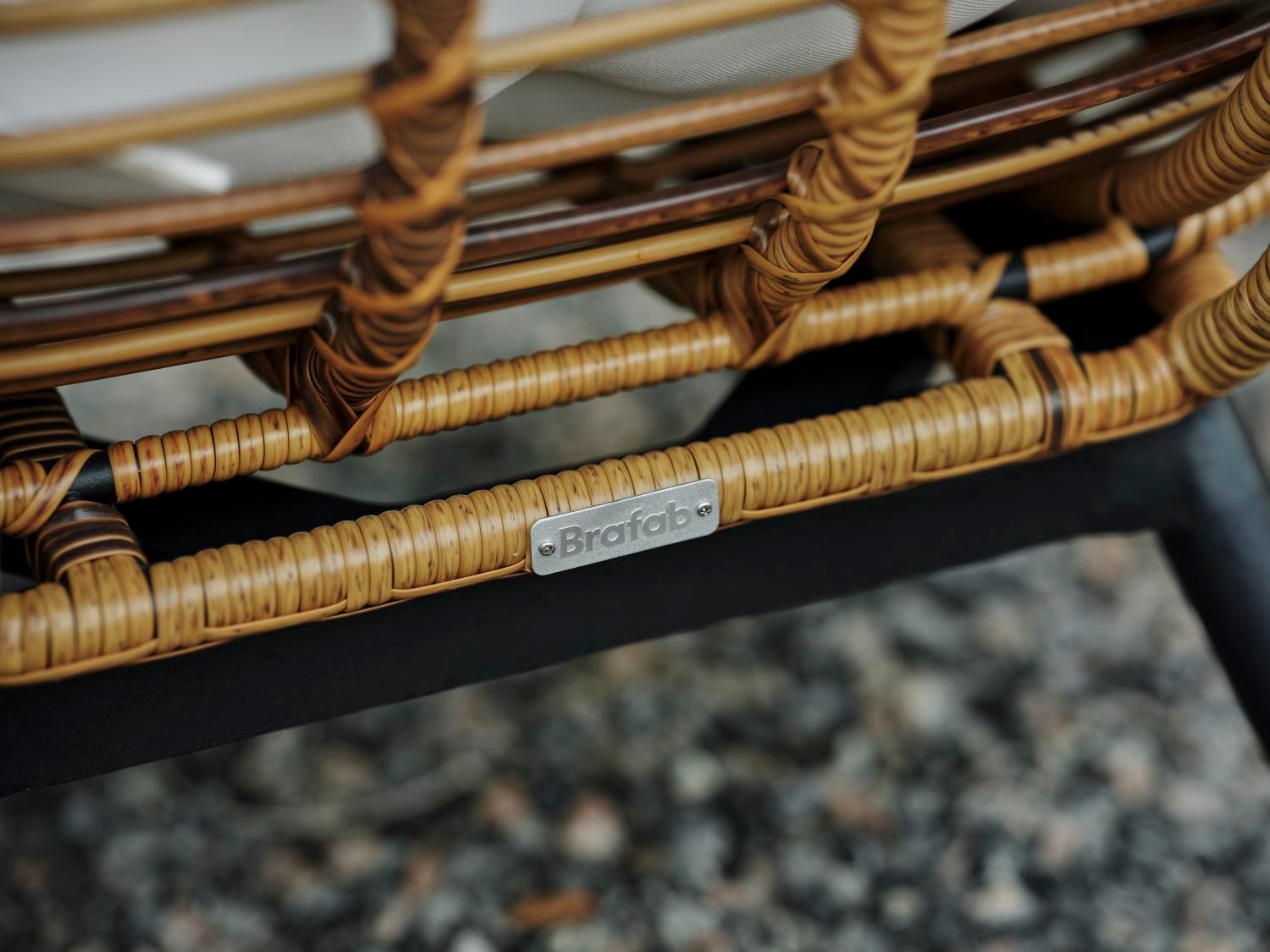 Covelo loungestol Natural colored/white