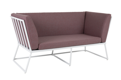 Vence 2-seter sofa White/peony