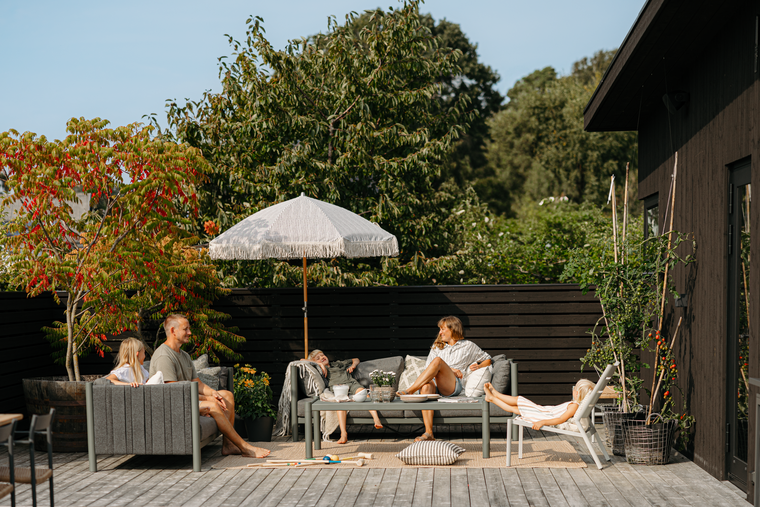 Brad 2,5-seters sofa Nordic Green/Charcoal Grey