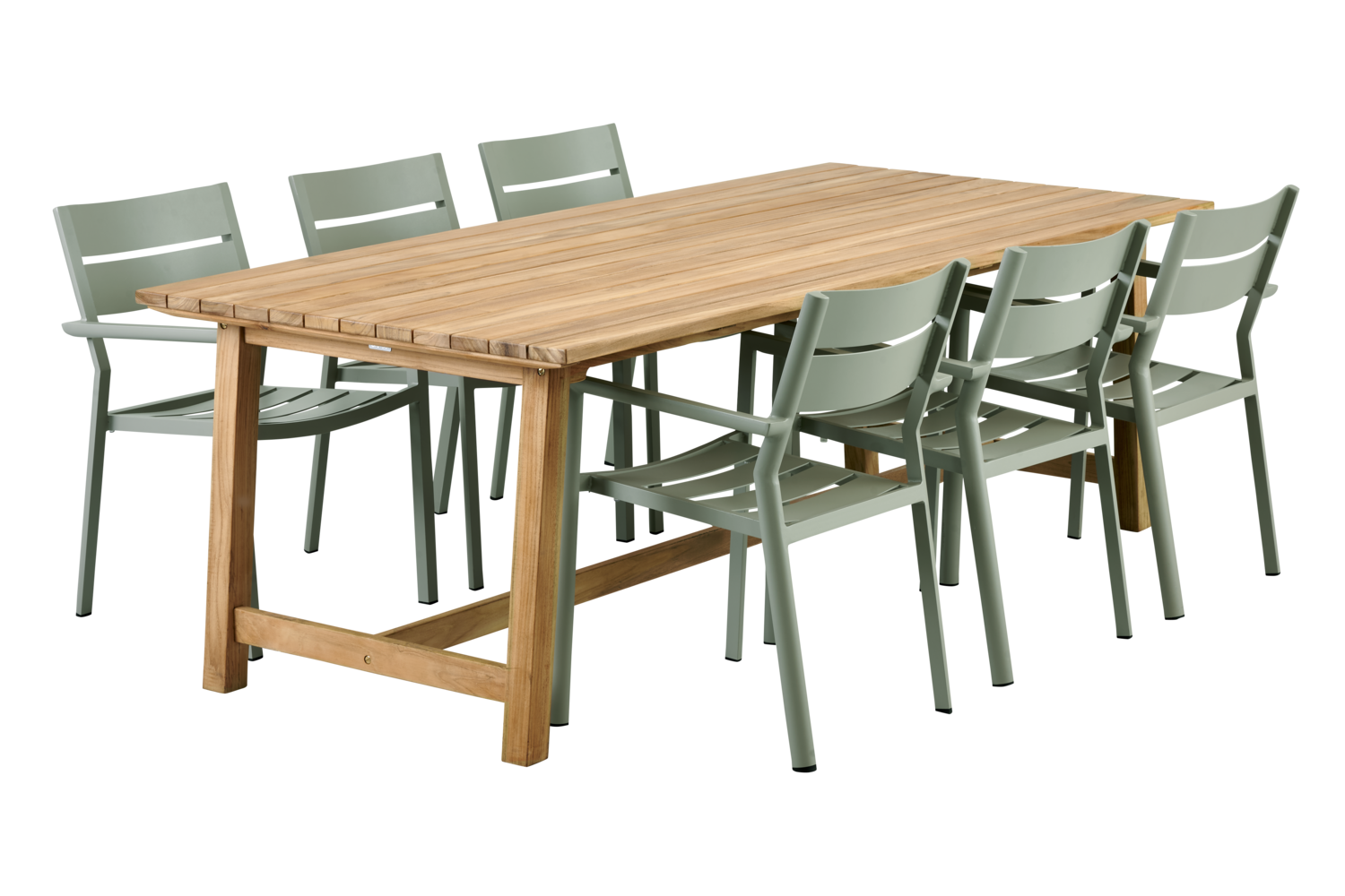 Delia stol med armlener Dusty Green