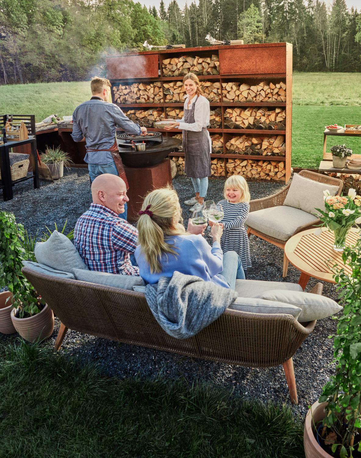 Hassel 2,5-seters sofa Natur/beige