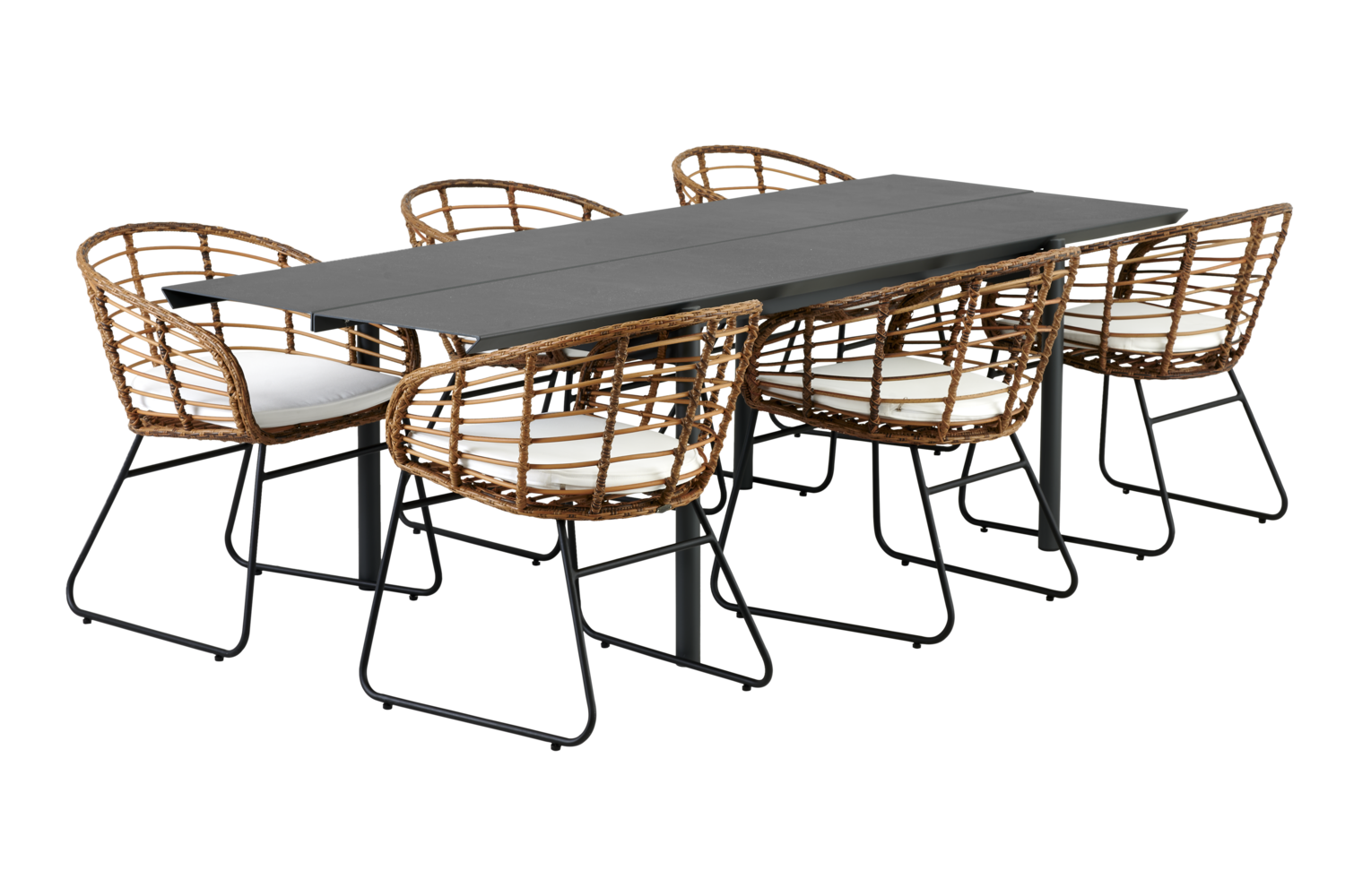 Covelo spisestol  Natural colored/white